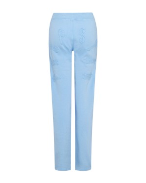 Baby Blue Womens Trapstar Irongate Split Leg Trousers | SDO-402731