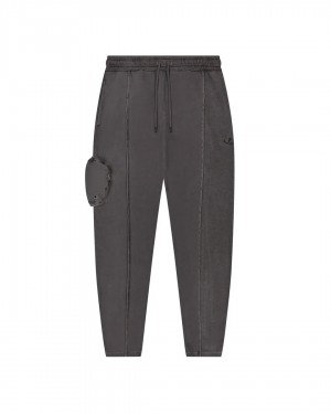 Black Mens Trapstar Construct Hyperdrive Joggers | PNR-249071