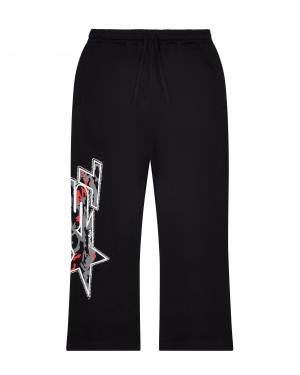 Black Mens Trapstar TS Star Camo Joggers | NGD-514970