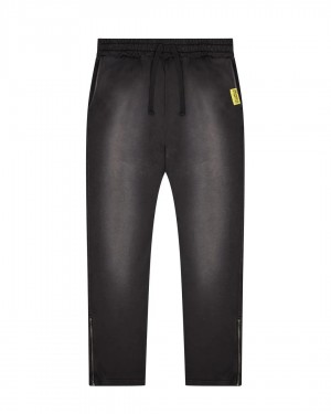 Black Mens Trapstar X Cough Syrup Graphic Joggers | AJU-658739
