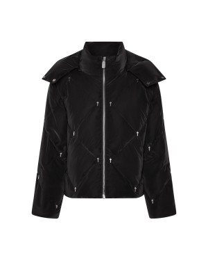 Black Womens Trapstar Chesterfield Irongate T Puffer Jackets | ROD-569320