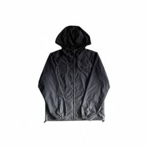 Black / Gradient Mens Trapstar Outline Arch Windbreaker | JTW-183640