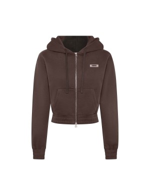 Dark Grey Womens Trapstar Irongate Hoodie with Silicone Badge Tracksuits | VDY-148950