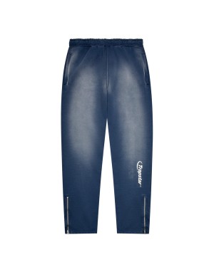 Denim Wash Mens Trapstar Hyperdrive Spray Jeans | ALJ-834927