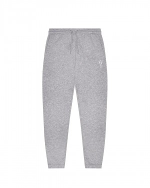 Grey Mens Trapstar Foundation Joggers | IEH-401673