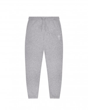 Grey Mens Trapstar Foundation Joggers | RET-345906