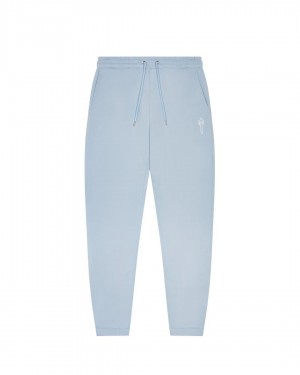 Light Blue Mens Trapstar Foundation Joggers | BPZ-573291