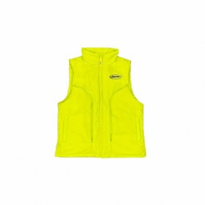 Light Green / Black Mens Trapstar Hyperdrive Vest | UKO-964205