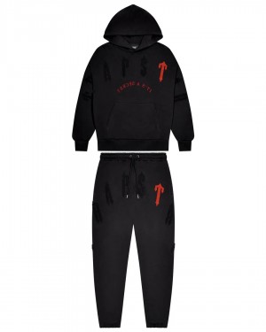 Red Mens Trapstar Irongate Arch Chenille 2.0 Tracksuits | VJH-296183