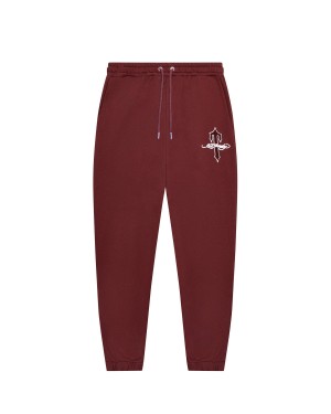 Red Mens Trapstar x Ed Hardy Joggers | RQU-214950