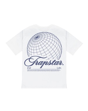 White Mens Trapstar Global T-Shirt | MDT-795218