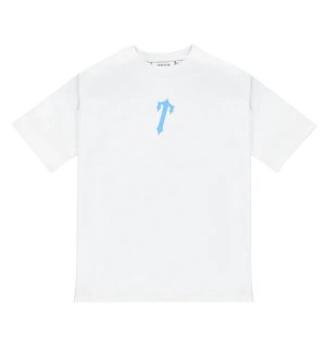White Mens Trapstar Writers Art Of War T-Shirt | APN-649315